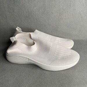 Tommy Bahama Memory Foam Slip On Sneakers White Women’s Size‎ 10 Athletic Knit
